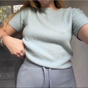 Baby Blue 100% Cashmere Sweater